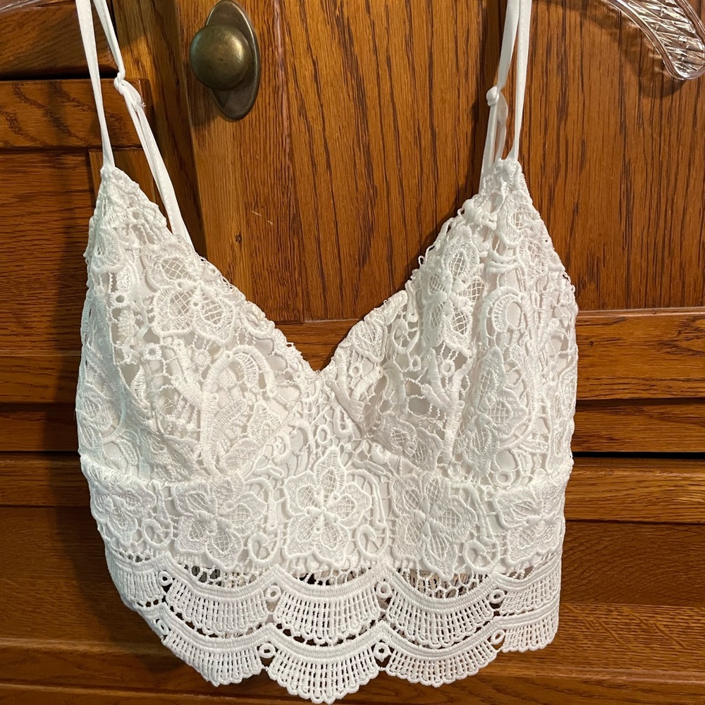 Lace tank top / bralette